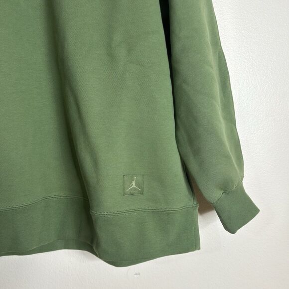 JORDAN FLIGHT FLEECE CREWNECK SWEATSHIRT pullover womens small oversized - Picture 5 of 13